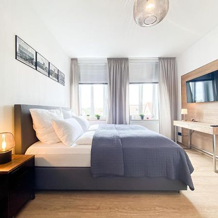 Luxus-Apartment In Leipzig Mit Privat-Parkplatz Bagian luar foto