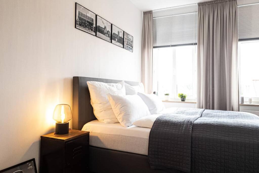 Luxus-Apartment In Leipzig Mit Privat-Parkplatz Bagian luar foto