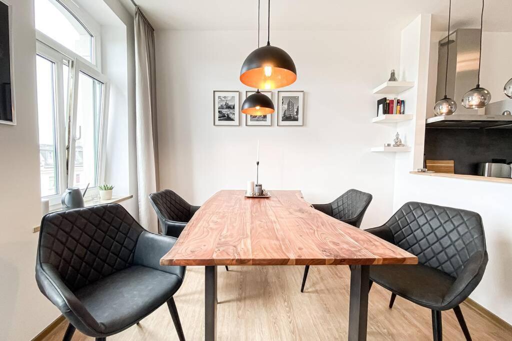 Luxus-Apartment In Leipzig Mit Privat-Parkplatz Bagian luar foto