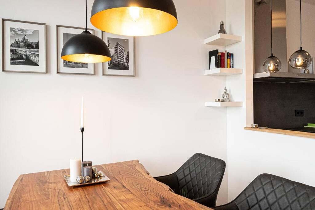 Luxus-Apartment In Leipzig Mit Privat-Parkplatz Bagian luar foto