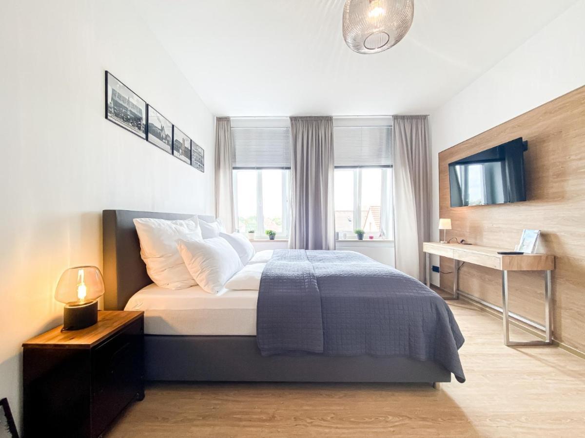 Luxus-Apartment In Leipzig Mit Privat-Parkplatz Bagian luar foto